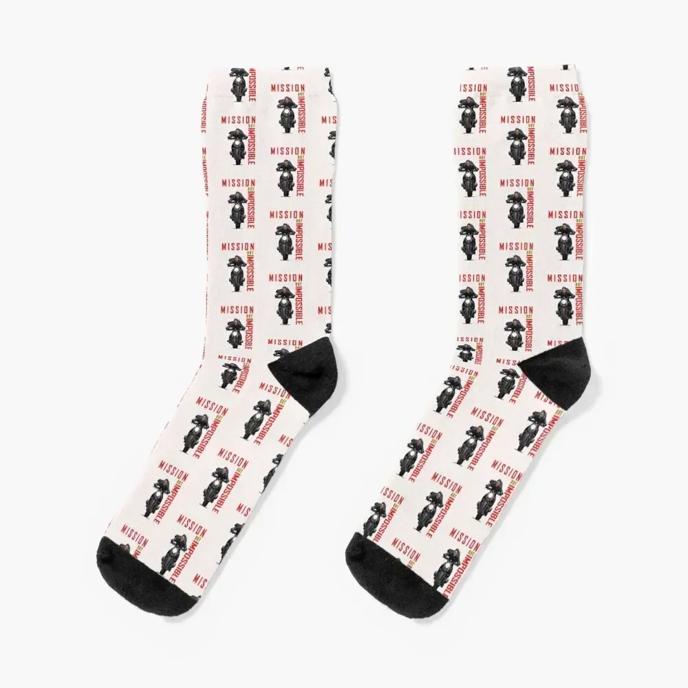 

Mission Not Impossible Cool Design Socks christmass gift men cotton high quality shoes christmas stocking Girl'S Socks Men's