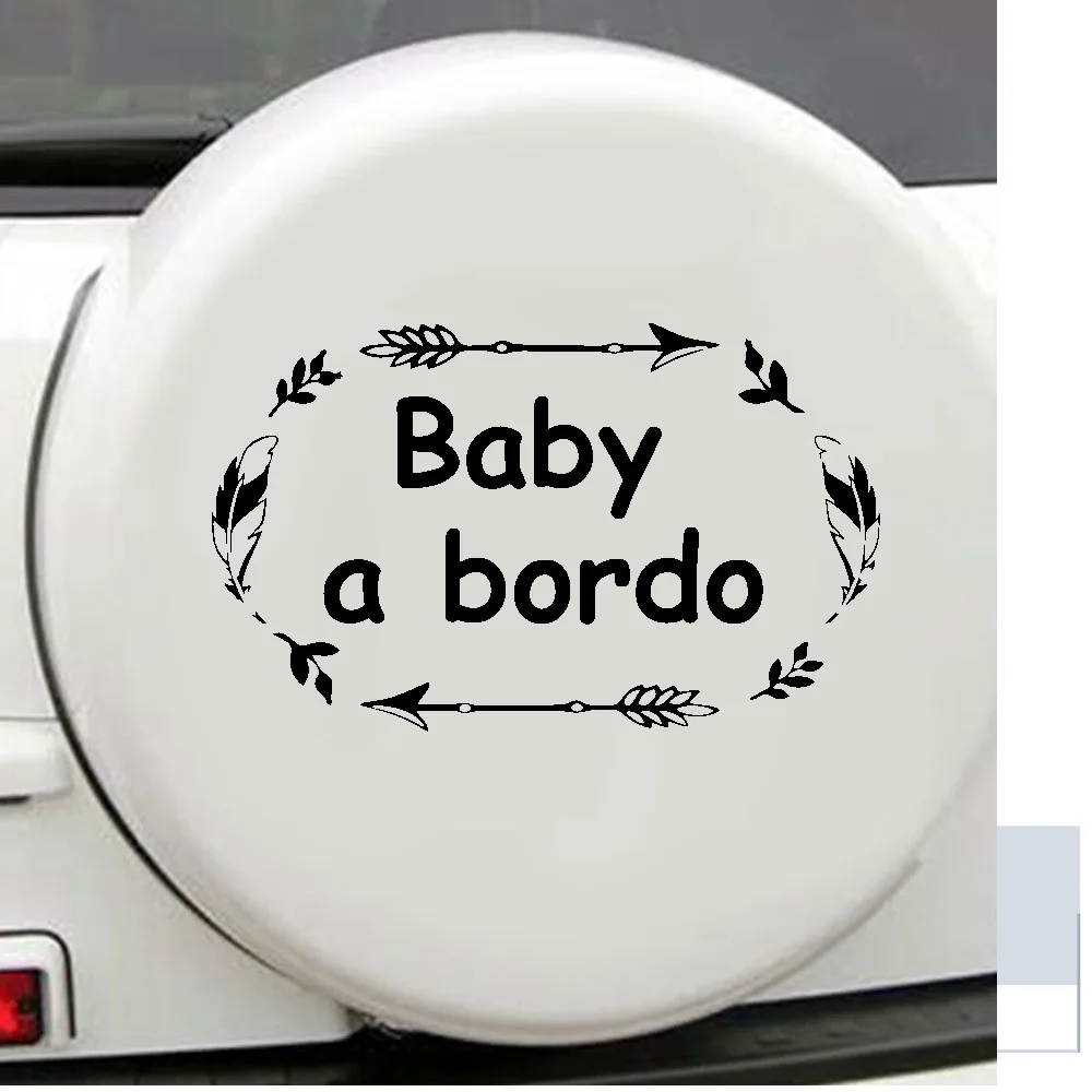 1pc Newest Children Custom Name Car Sticker Arrow circle Decor Vinyl Decal For Car Head Engine Cover Windows Decoration