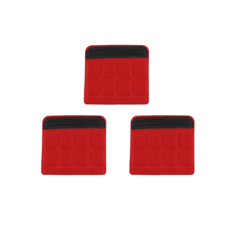 Bicycle Helmet Chin Pad Black Universal Helmet Chin Pads 3 Sponge Helmet Webbing Pad Bike Helmet Replacement Chin Pad Red