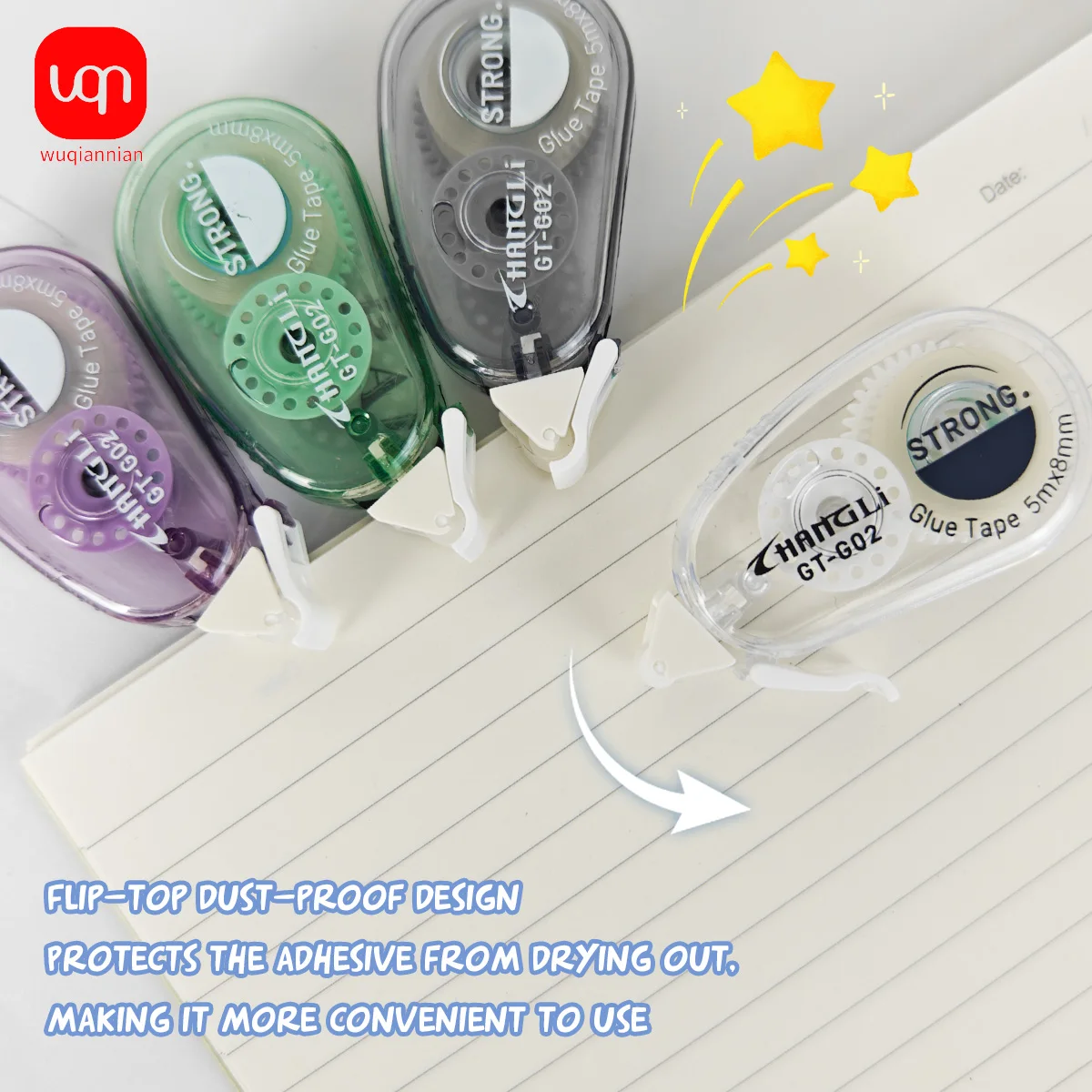 WQN-1/3 قطعة 5 متر * 8 مللي متر لاصق على الوجهين الاستغناء DIY بها بنفسك الحافظة ألبوم صور مدرسة مكتب لوازم مكتبية