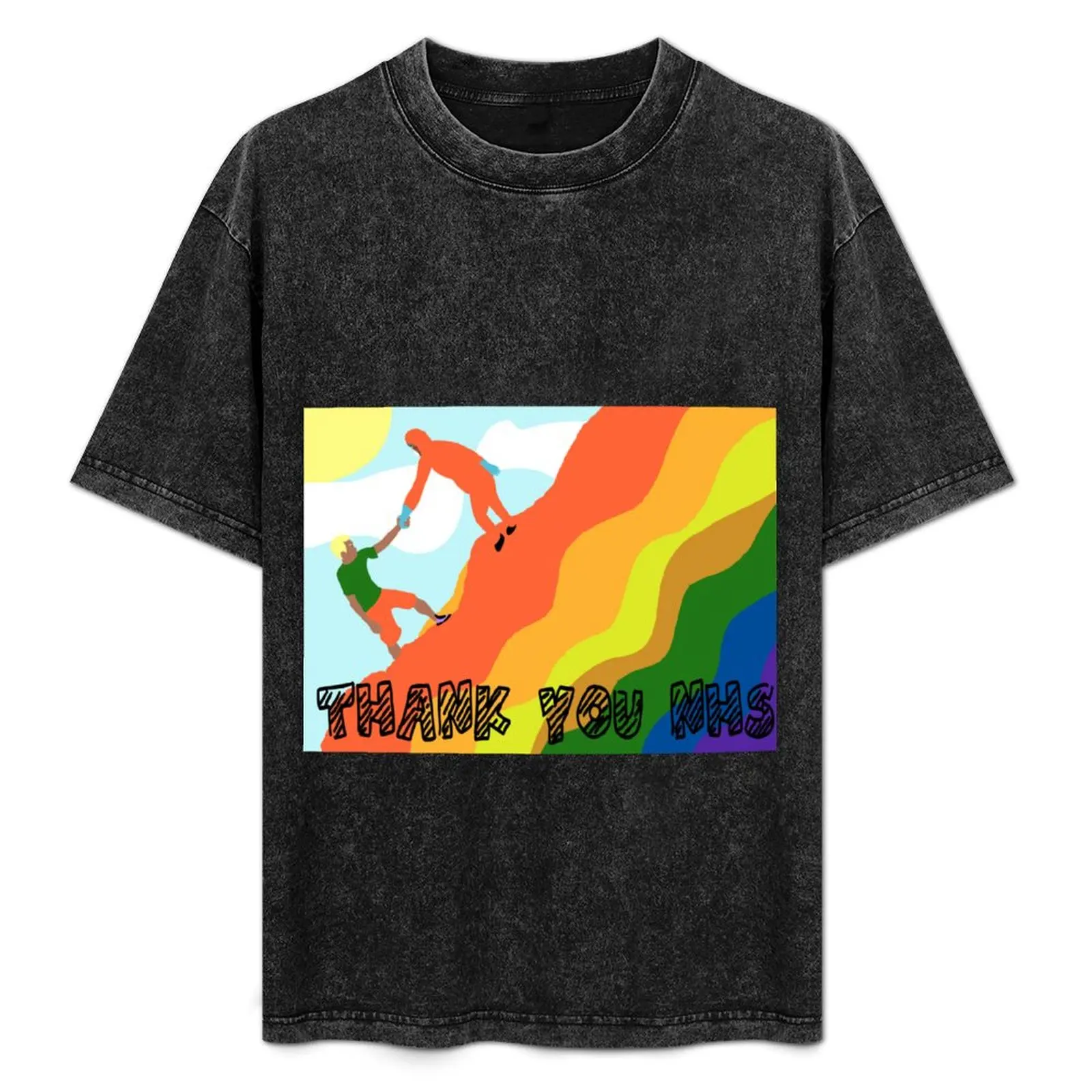 

Rainbow NHS T-Shirt cotton t shirts high quality t shirts for man cotton soft t shirts designer shirt man cotton T-Shirt