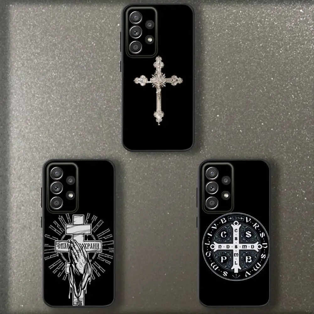 

Orthodox Christians Phone Case For Samsung S 25,24,23,22,30,21,10,9,Ultra,Plus,Lite,FE,4,5 G Soft Black Case
