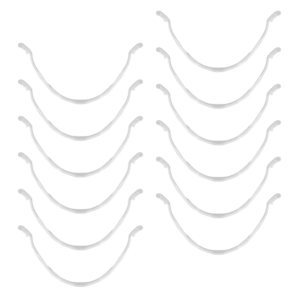 

12 Pcs Mask Inner Holder Mouth Nose Bracket Strip Lightweight Breathable Anti Slip U Shaped Fits Face Curve Expand Space Sturdy