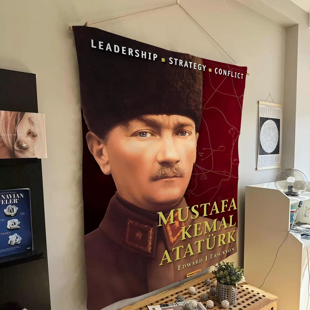 

Turkish Mustafa Kemal Ataturk Hanging Bohemian Tapestry For Living Room Home Dorm Decor Japanese Tapestry