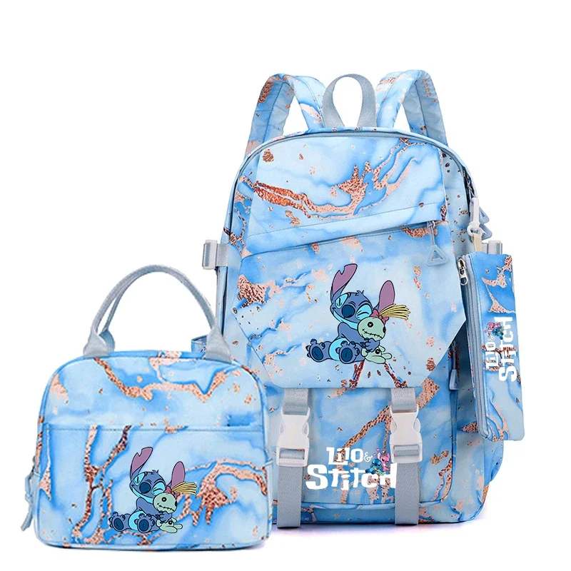 حقيبة ظهر ذات سعة كبيرة، مقلمة، حقيبة غداء معزولة قابلة للطي، مجموعة حقائب مدرسية، حقيبة نهارية كاجوال للاستخدام اليومي #2