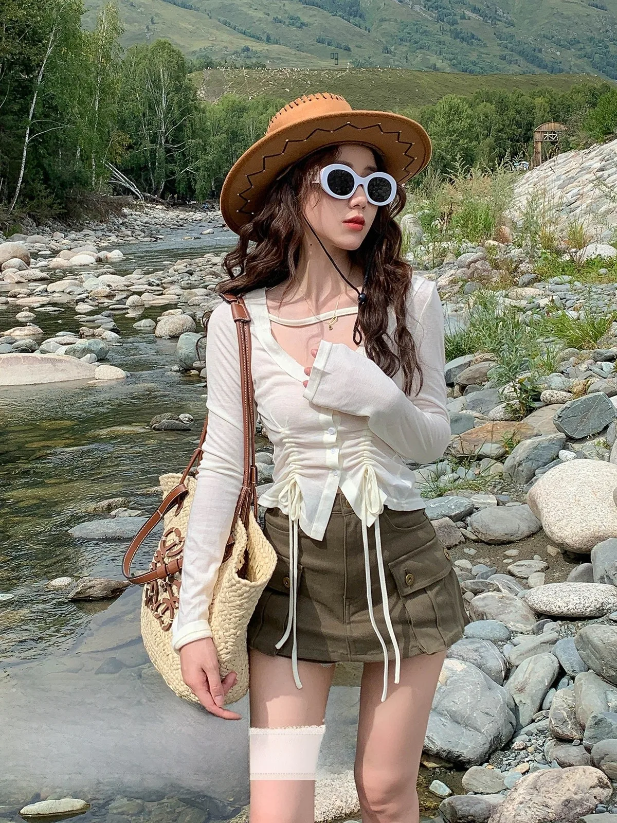 

Ice Ice Comes | Versatile Casual ket Work ort Pants High Waist Wrap around Skirt Pants Korean Sle Daily Wear Ladies' S...