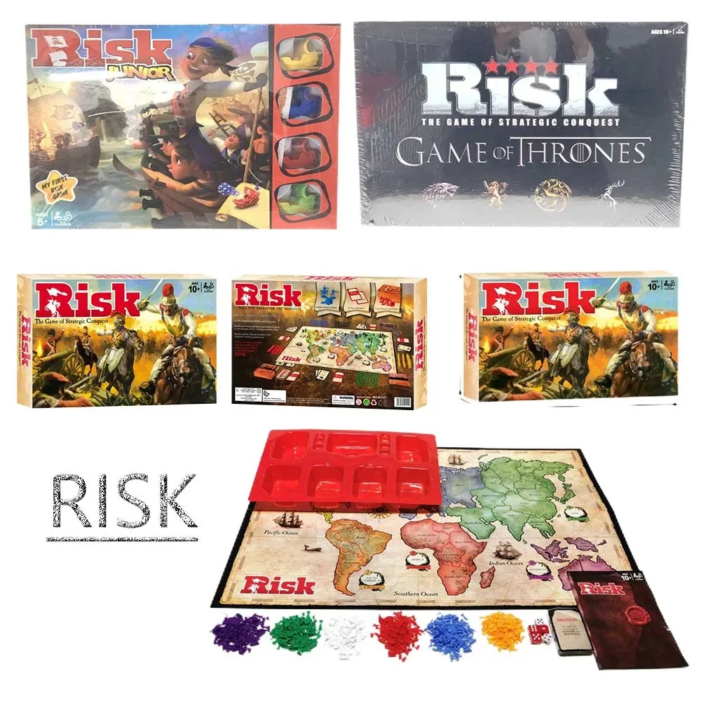 Risico - Spel van strategisch verovering - 2 tot 5 spelers - Bordspellen voor gezinnen - 1 jaar