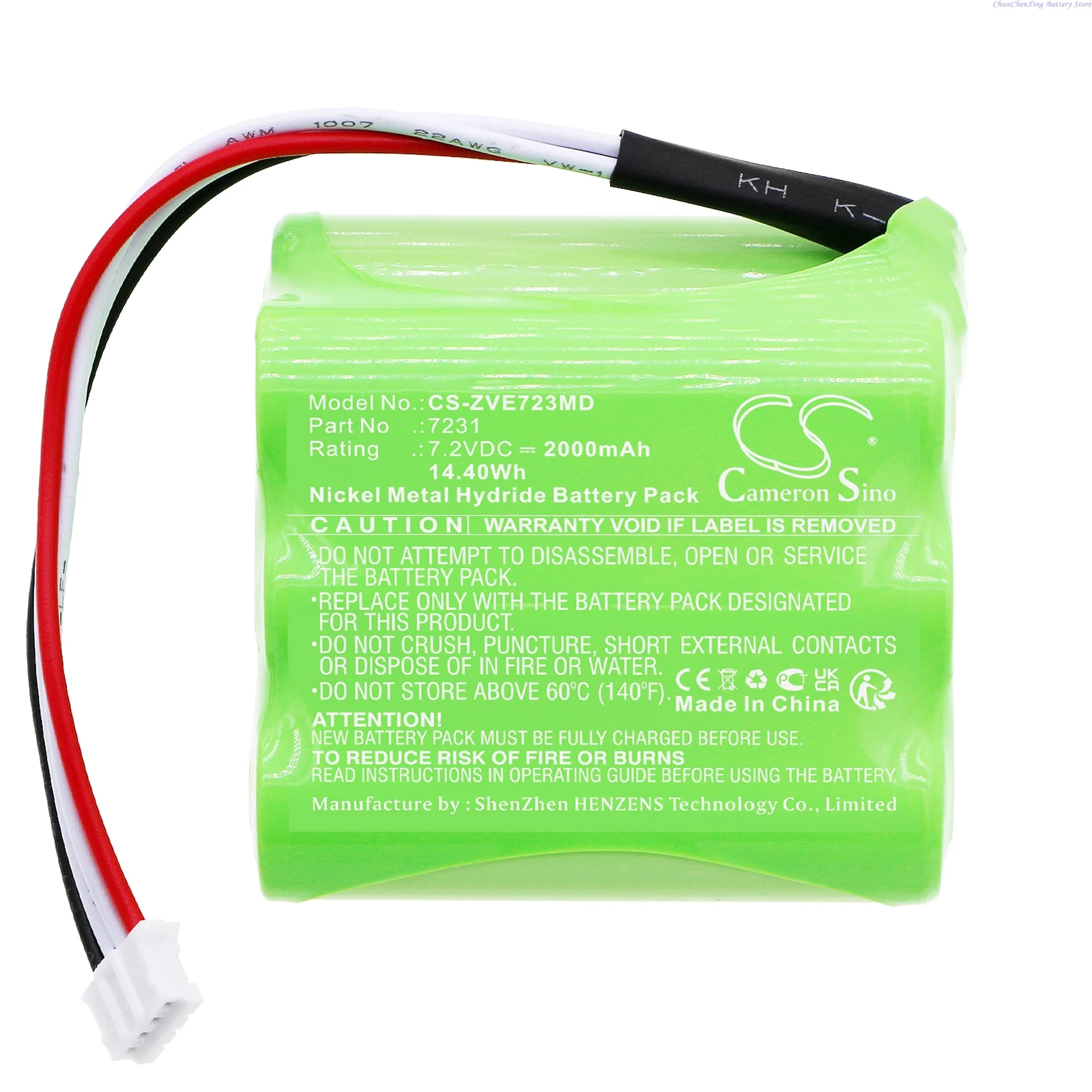 7.2V 2000mAh Medical Battery 7231 for Zevex EnteraLite +TOOL