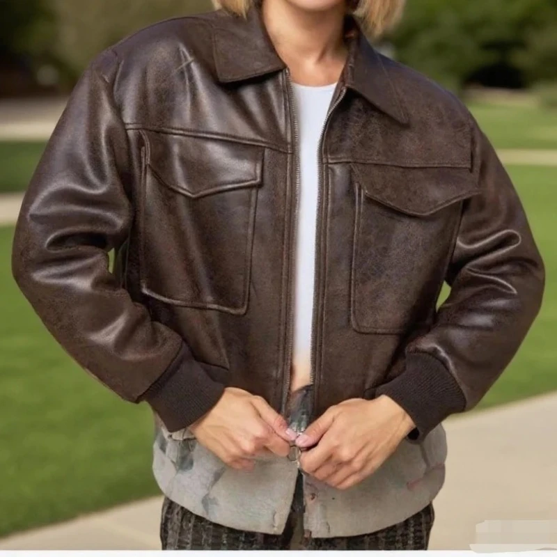 Women's Clothing 2025 Autumn New Fashion Jacket with Large Pocket Jacket