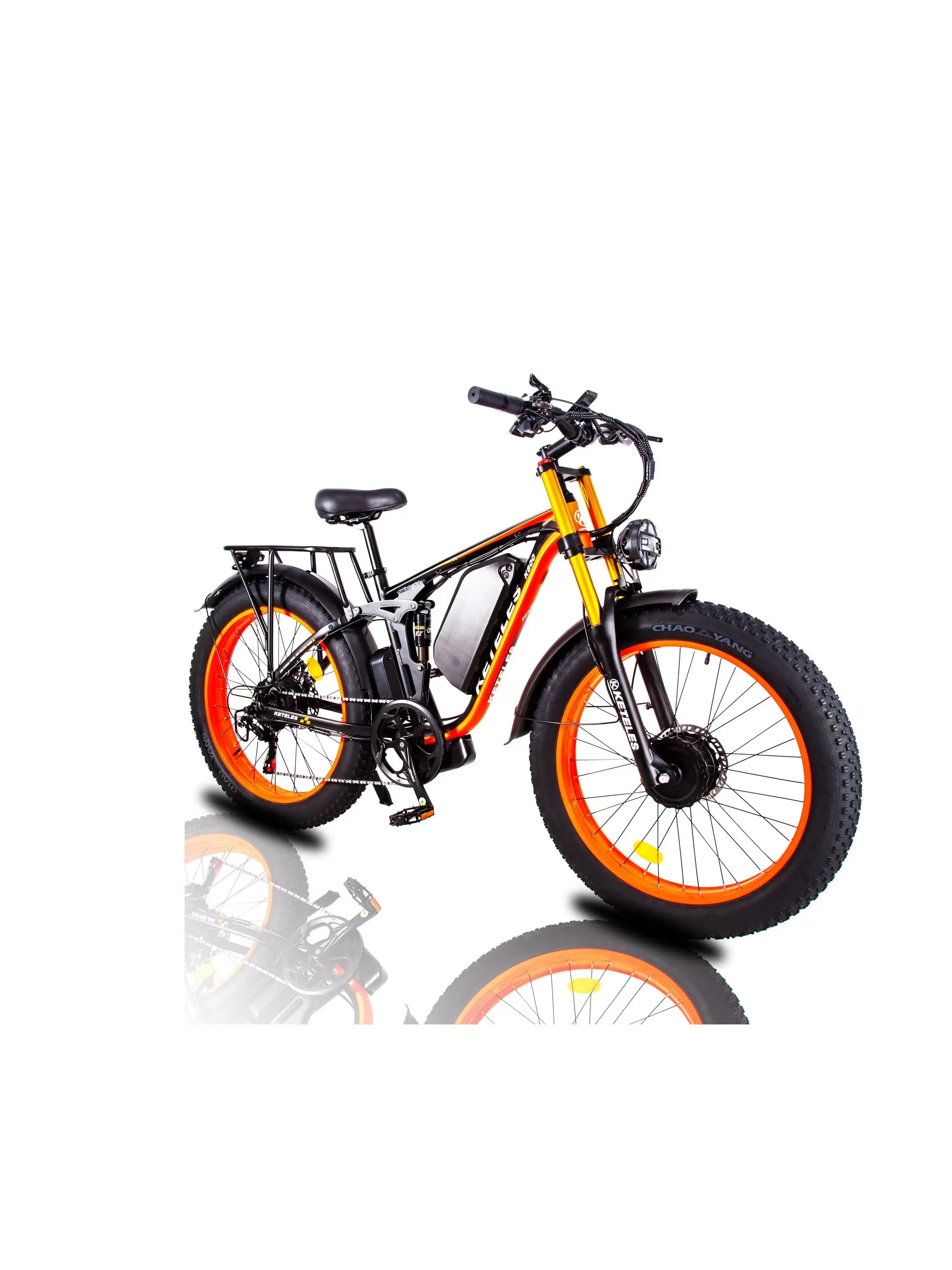 AliExpress Keteles KETELES K800P Adult E-bike1000W*2 Motor Off Road Electric Bike 48v23ah Battery 26 Inch Fat Tire E-Mountain bike
