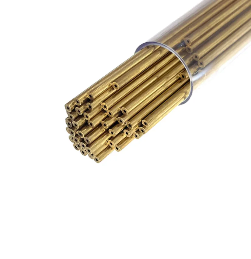 

EDM Brass Electrode Tube OD1.5*400mm Single Hole 50Pcs for WEDM Drilling Machine