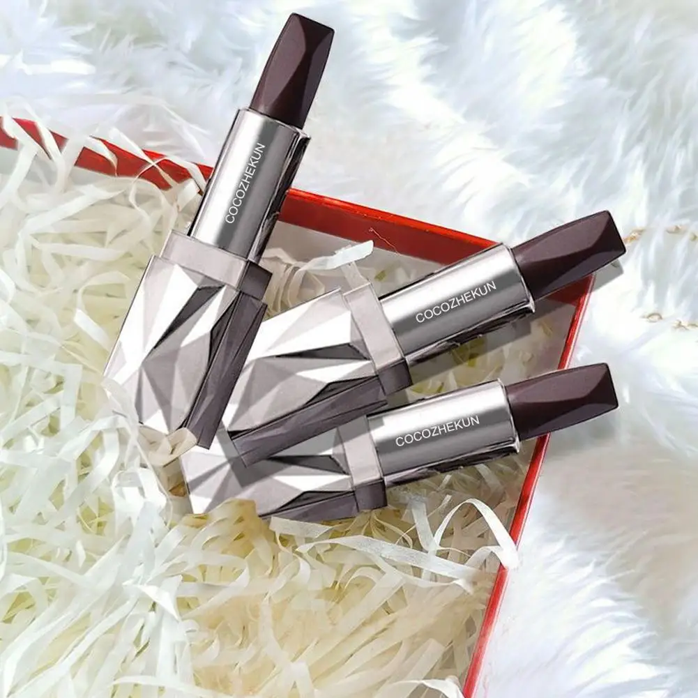 Rossetto vegano opaco in velluto idratante antiaderente impermeabile compatto a lunga durata portatile a tutto tondo mostra la tua bellezza