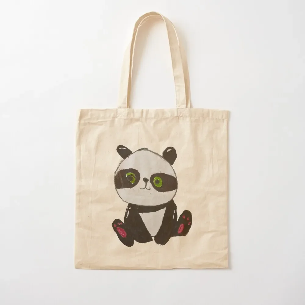 

Panda - Cute Cartoon Kid Drawing Tote Bag tote bags aesthetic canvas bags canvas tote bags luxury women Bag