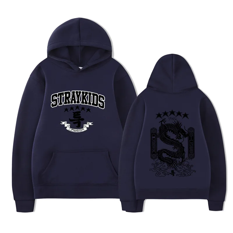 2023 New Wandering Boys 5-Star New Album Guide Series Supporting Straiykids Sweater for Autumn and Winter Sports and Leisure