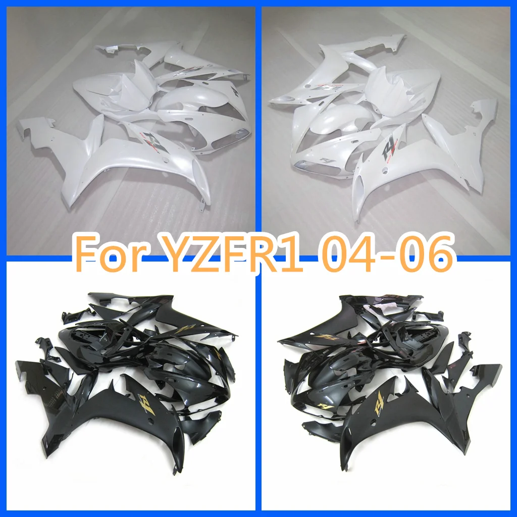 Motorcycle Fairings Kit Fit for Yzf R1 YZF1000 2004 2005 2006 04 Bodywork Set R1 04 05 06 High Quality ABS ZXMT New White