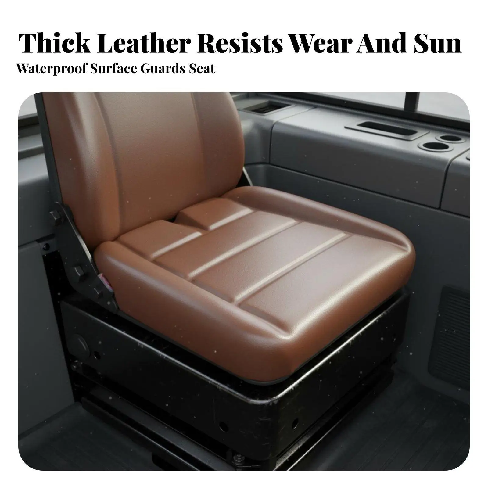 High Resilience Forklift Seat Comfortable Heavy Duty Driver Cushion Universal Chair for Loader Excavator Tractor