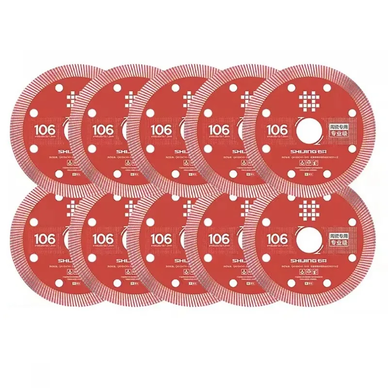 10PCS 106MM Wet Dry Cutting Disc Stone Marble Slate Ceramic Tile Cutter Ultrathin Diamond Saw Blade Emery Original Saw