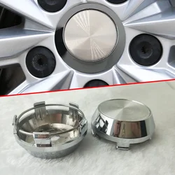 4pcs/set Silvery 60MM Wheel Center Cap Hub Cap Stylish Hard Wearing Replacement Dust Cover Automotive External Accessories