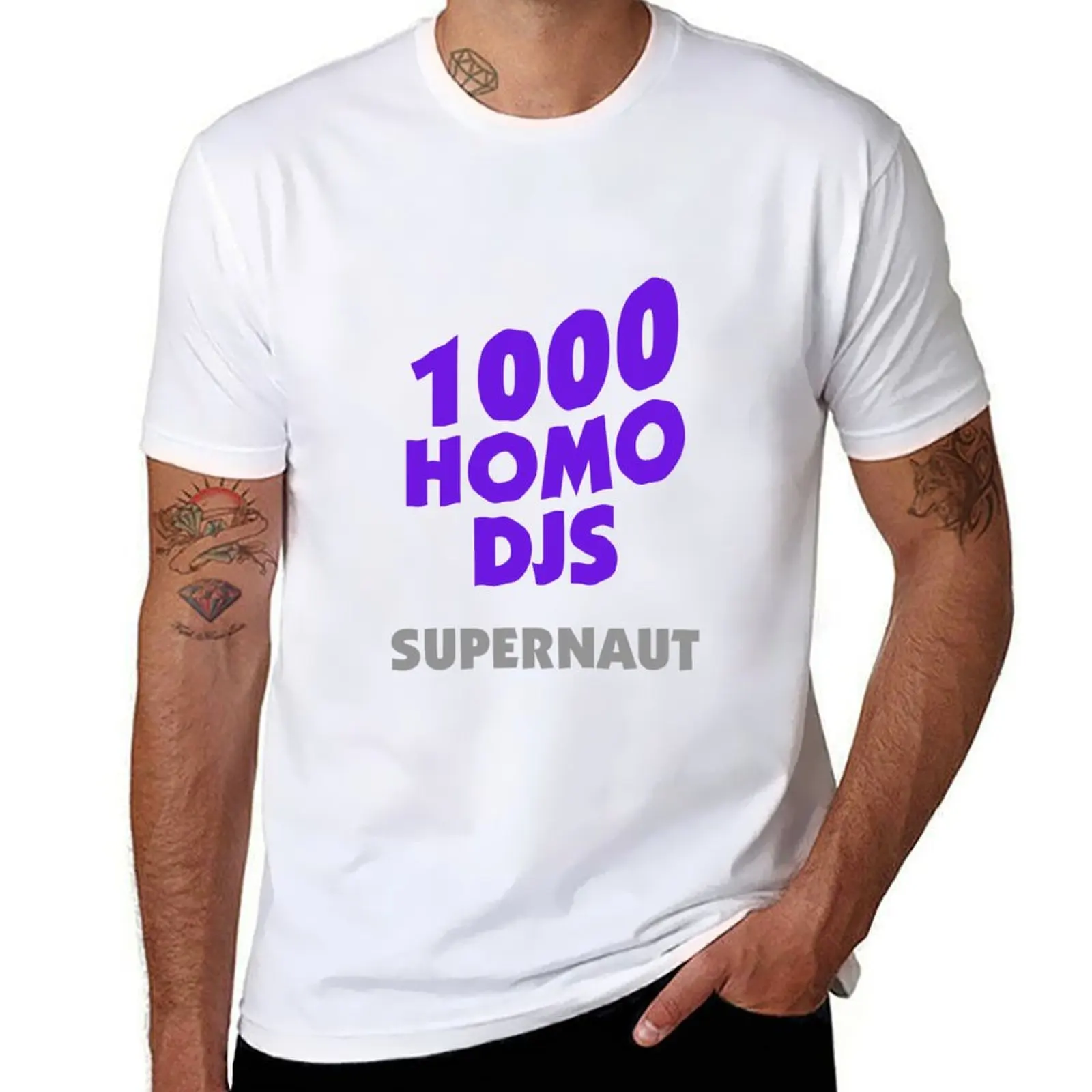 

1000 HOMO DJ' s - SUPERNAUT. T-Shirt printed t shirts for man t shirts with prints T-Shirt