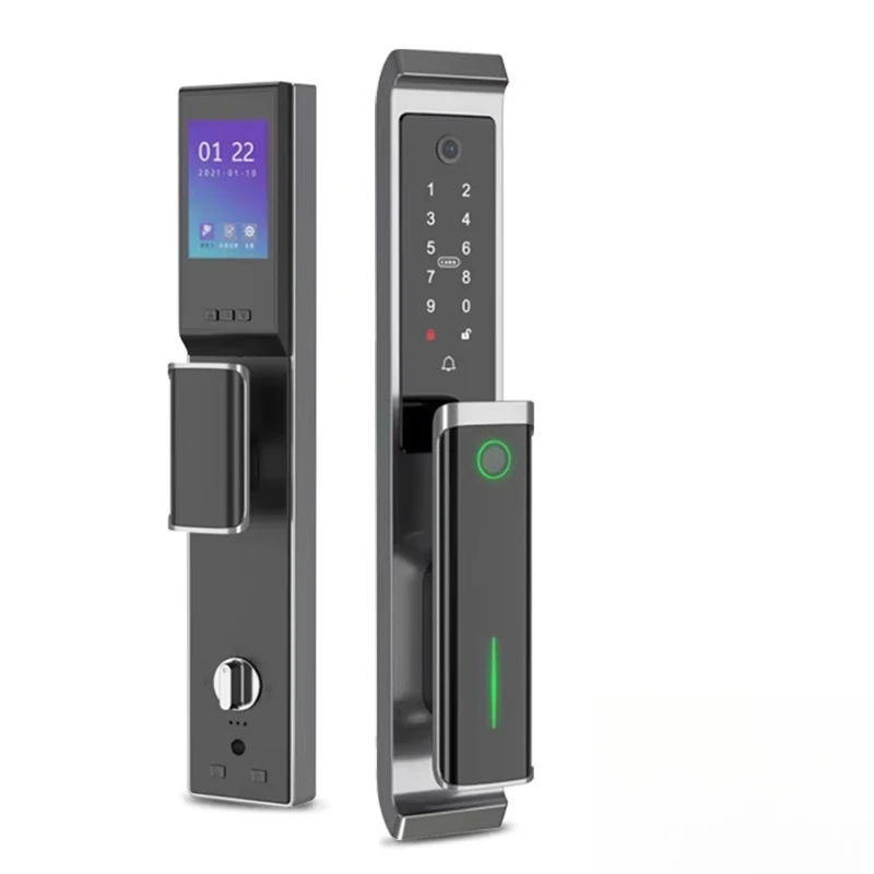 Smart door lock cloud storage Wi Fi/aluminum/wooden door video intercom system for facial recognition