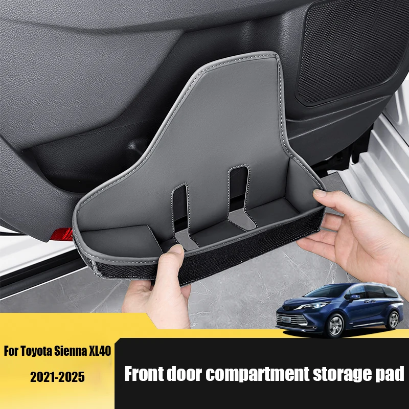 

Car front door slot storage pad for storing items inside the car for Toyota Sienna XL40 2021 2022 2023 2024 2025