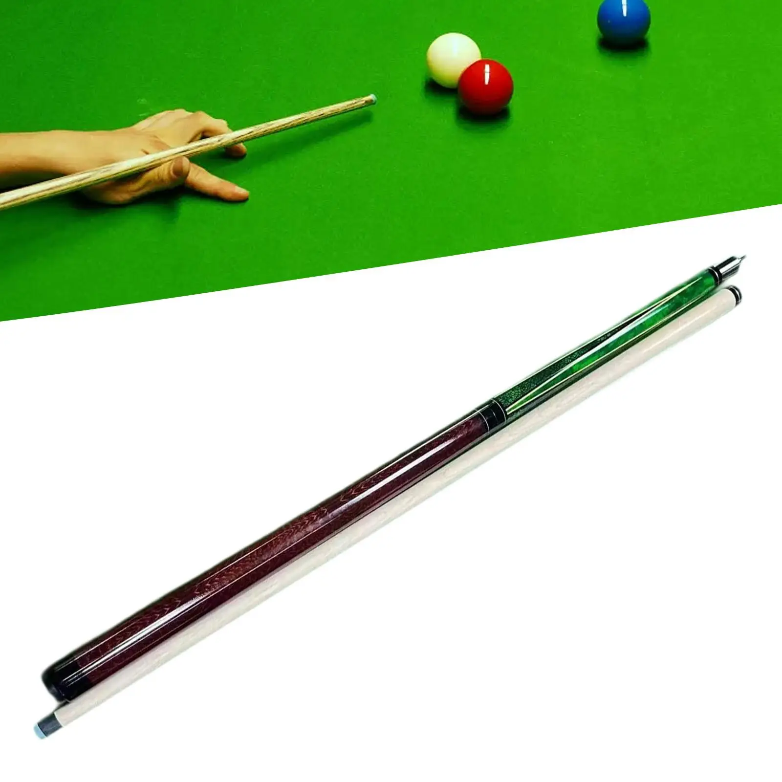 

Billiard Pool Cue Stick 13.8mm Tip 55 inch Pool Stick for Games