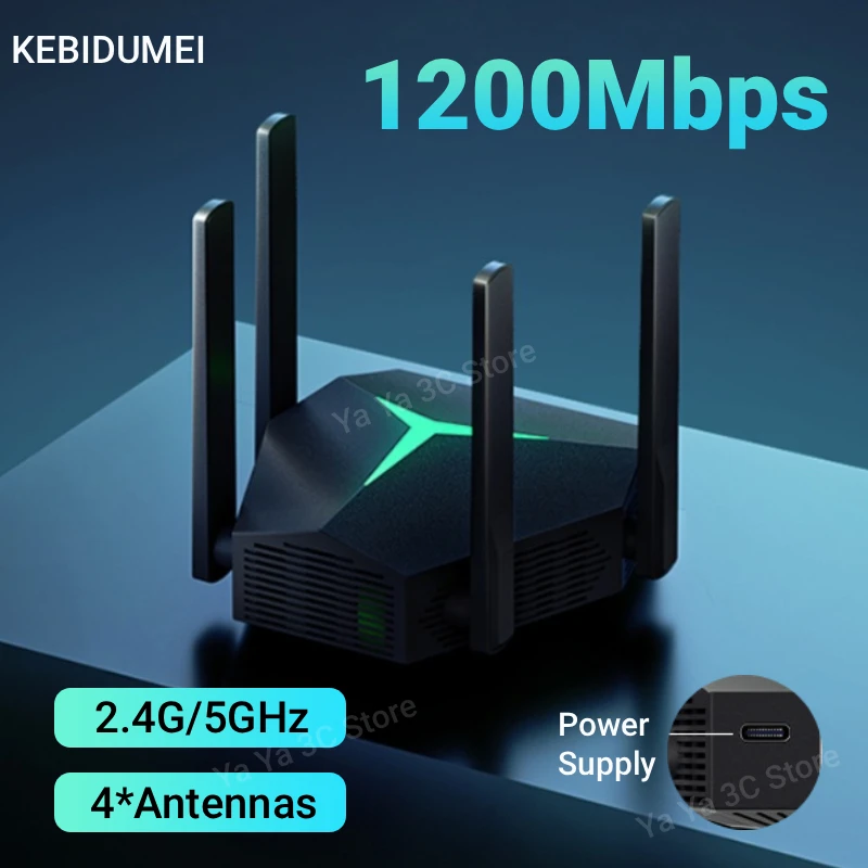 

KEBIDUMEI 1200 Мбит/с Wi-Fi повторитель 2,4G/5 ГГц усилитель сигнала Wi-Fi расширитель маршрутизатора сеть Wlan Wi-Fi Repetidor WIFI усилитель