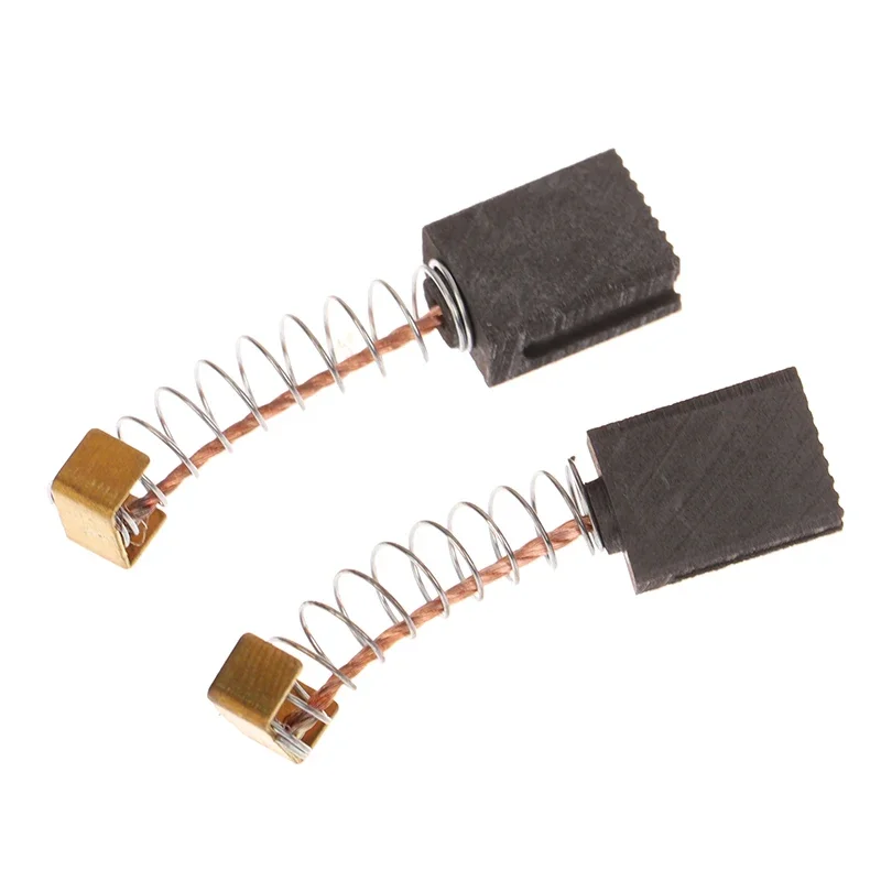 2 قطعة ل Parkside PBH 1500 A1 6x10x14 مللي متر فرش كربون محرك الفحم طحن محرك الفحم فرش كربون استبدال محرك الكربون