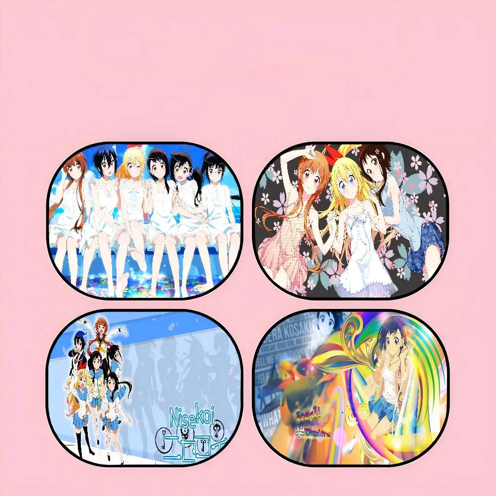 

Аниме n-Nisekoi 1 шт. автомобильный солнцезащитный козырек боковое окно ветровое стекло мультфильм для детей и взрослых адсорбционный солнцезащитный козырек солнцезащитный козырек