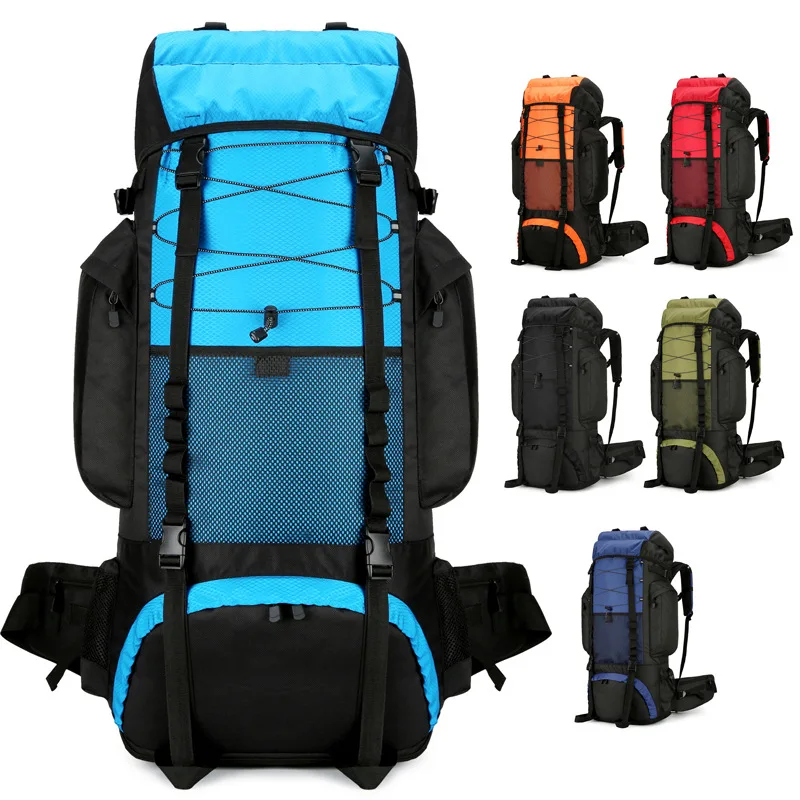 

Outdoor Hiking Bag Large Capacity Lightweight Backpack Waterproof Camping Travel Bags Multi Function Expandable Storage Pack