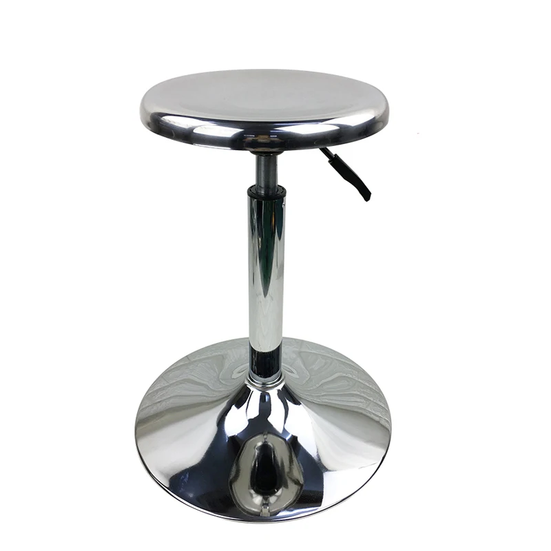 

European Metal Bar Stool Luxury Modern Round Counter Lifting Bar Stool Swivel Adjustable Sgabello Cucina Alto Library Furniture