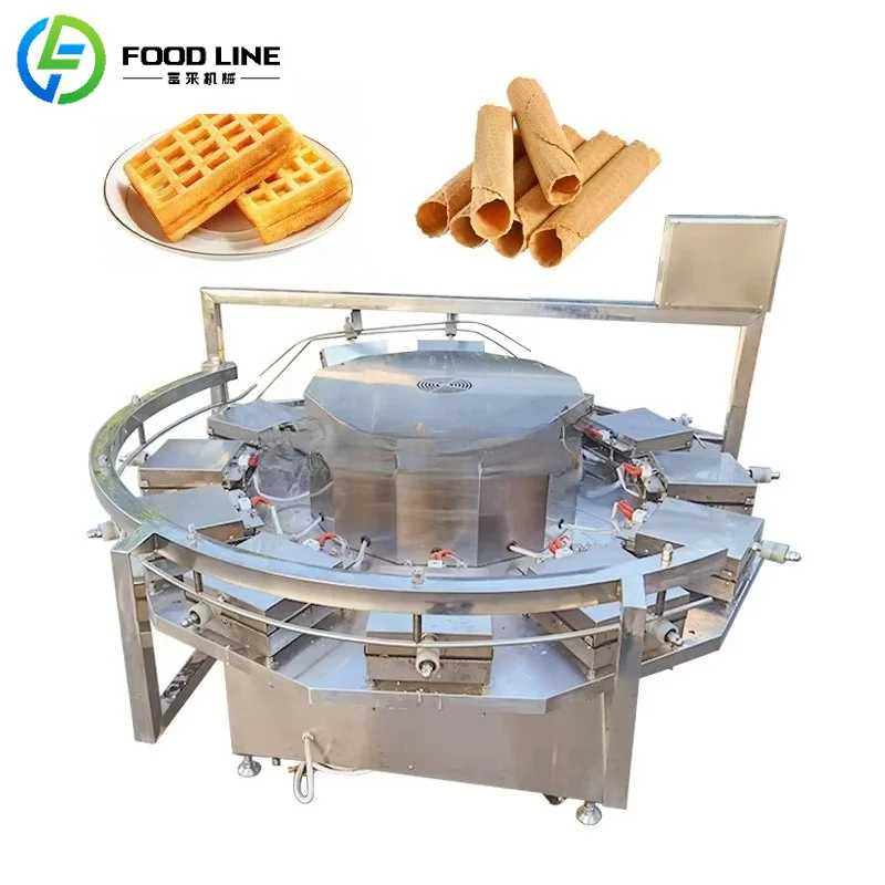 FL Egg Roll Making Machine High Output Automatic Egg Roll Molding Machine For Medium Food Production Factory