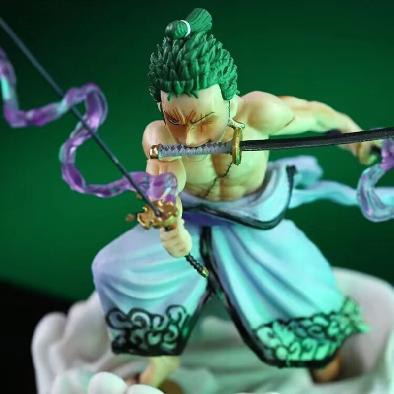 16cm einteilige Anime Figur roronoa zoro drei Klingen sa-Maximum Manga Anime Statue PVC Action figur Sammlung Modell Spielzeug