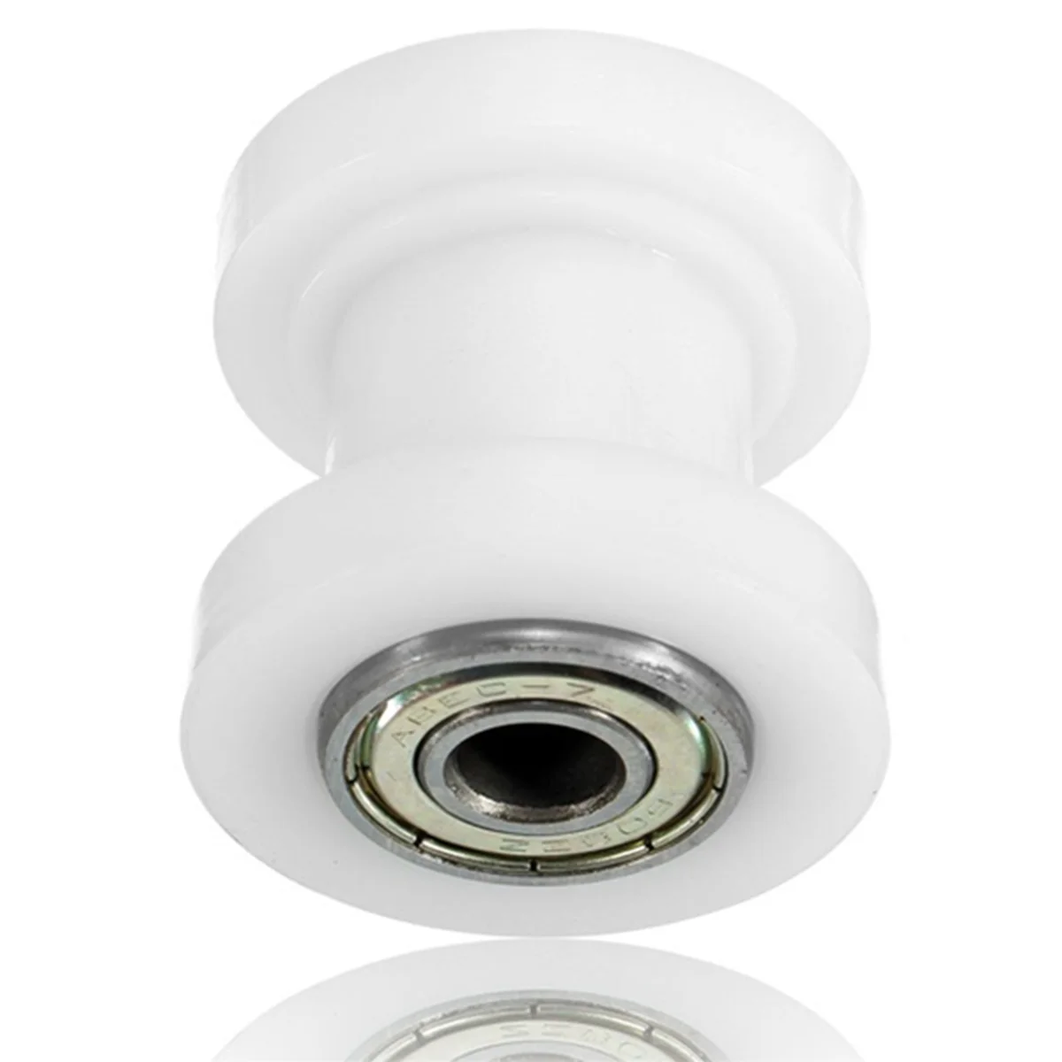 XX-5X Off-Road Motorcycle Retrofit Chain Guide Sprocket Chain Tensioner Rolling Wheel Suitable For The XR CRF KLX110(White)