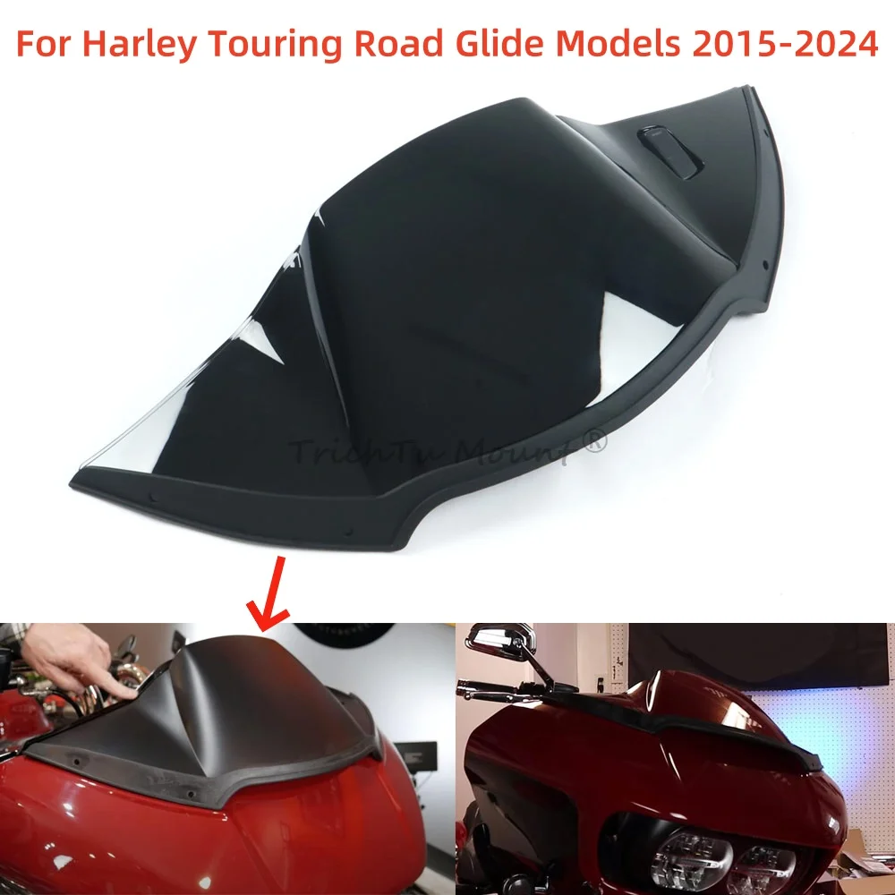 

Motorcycle Front Inner Fairing Air Duct ABS Plastic For Harley Touring Road Glide Limited Special Ultra FLTRXSE FLTRUSE 2015-24