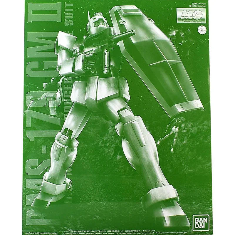 Bandai Gundam Model Kit Anime Figure PB Limited MG 1/100 RMS-179 GM 2 Genuine Gunpla Model Action Figure Toys for Children