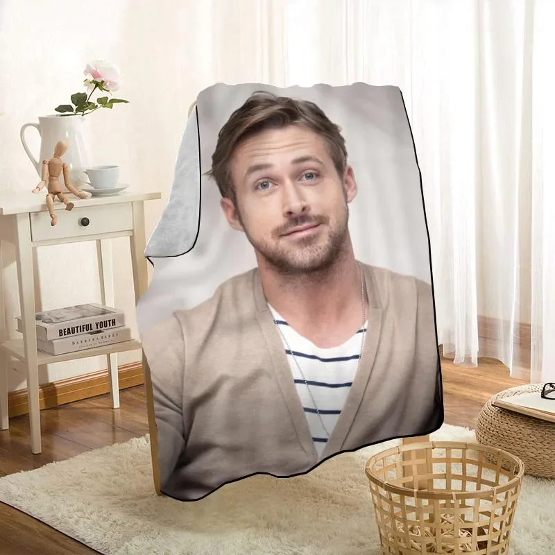 New Arrival Ryan Gosling Blankets Printing Soft Blanket Throw On Home/Sofa/Bedding Portable Adult Travel Cover Blanket WJY11.22