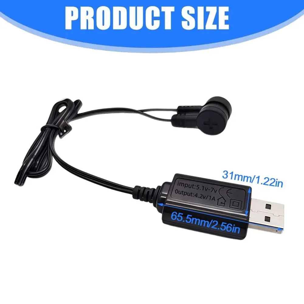 Universal Magnetic Lithium Battery Charger USB Charging Cable 3.7V 4.2V - Compact Portable Battery Charging Accessory