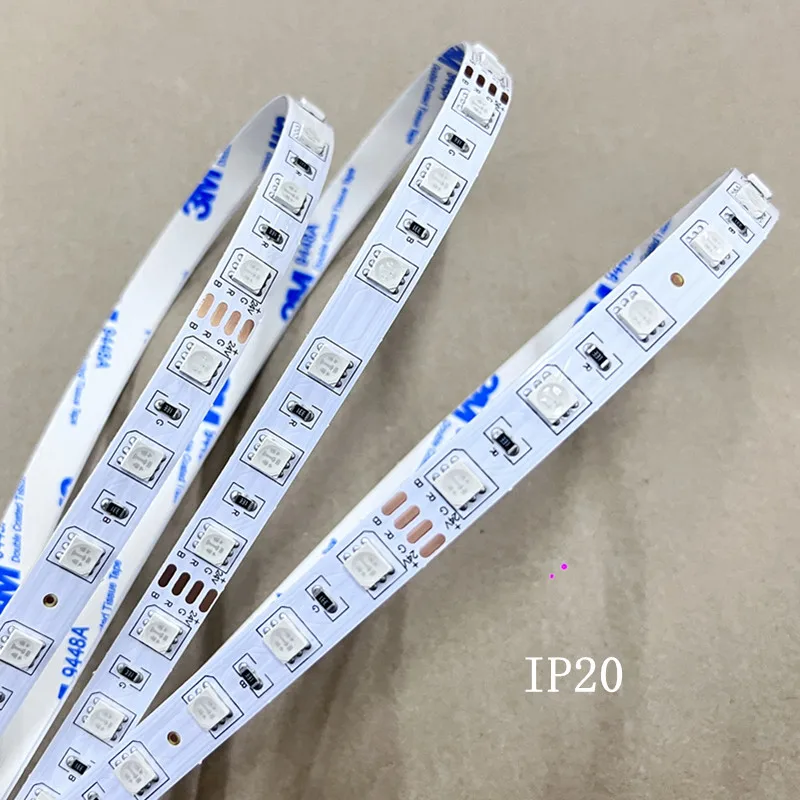 10M 24V RGB 5050 SMD LED Strip Ribbon Tape 60Leds/m DC24V 10mm PCB IP20 NonWaterproof Flexible Home Decoration Lighti Line Light