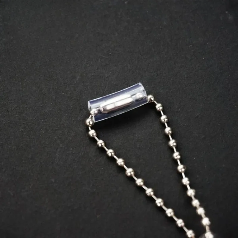 10 stuks kralenketting anti-verloren hoes hanger ketting beschermhoes voorkomen dat tasornament valt van sleutelhangerhoes