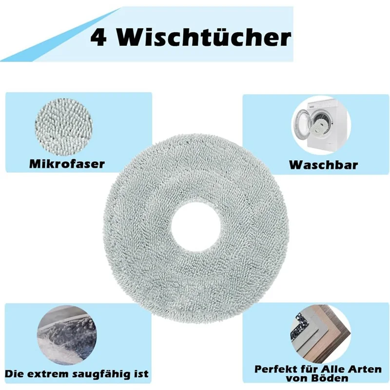 드림 X40 울트라 컴플리트, S30 프로 울트라 로봇 진공청소기 메인 사이드 브러시 HEPA 필터 걸레 천 먼지 봉투 A005