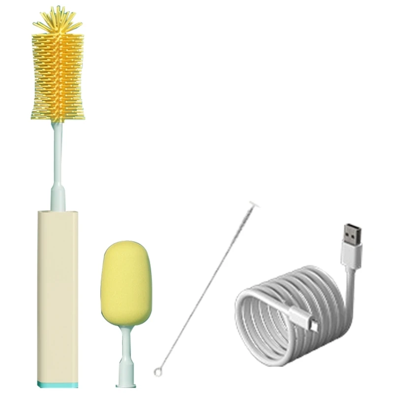 Convenient 2 Speed Electric Milk Bottle Brush Safe & Easy to Use Electric Bottle Scrubber Gentle Use for Quick Cleaning