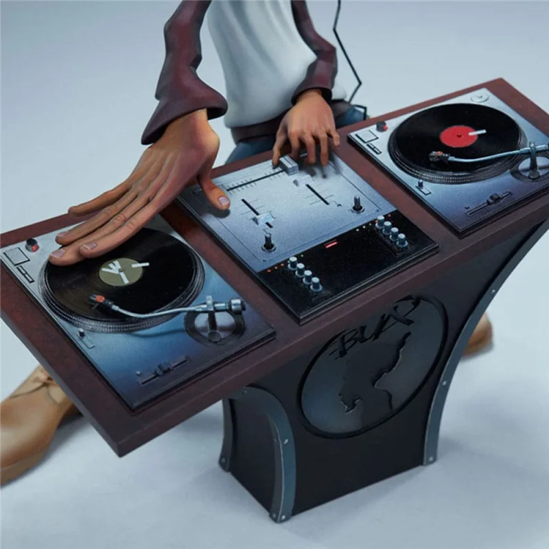 

【Hot Cake】1Pcs New Hip Hop Elements Sculpture The Elements Of Hip Hop Artist Statue Resin Durable Easy Install C