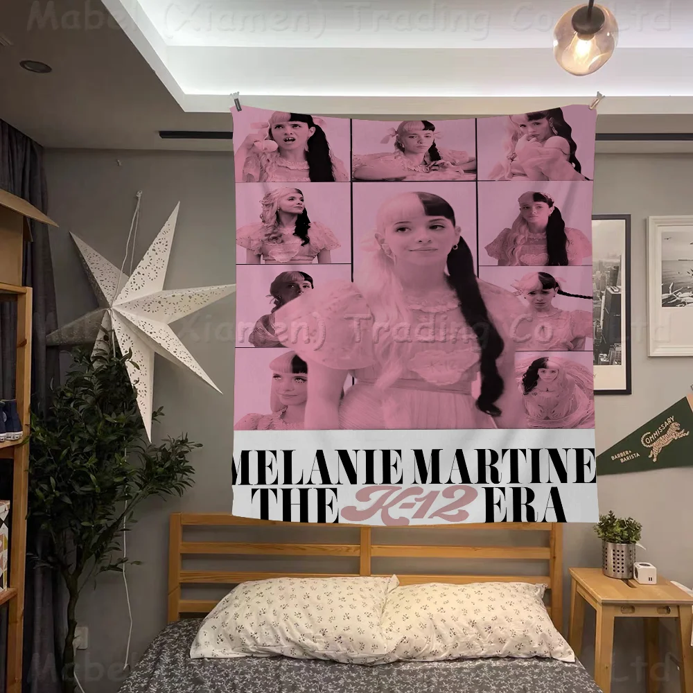Singer M-Melanie Martinez Cartoon Flag Art Science Fiction Room Home Decor Wall Hanging Home Decor Banner #4
