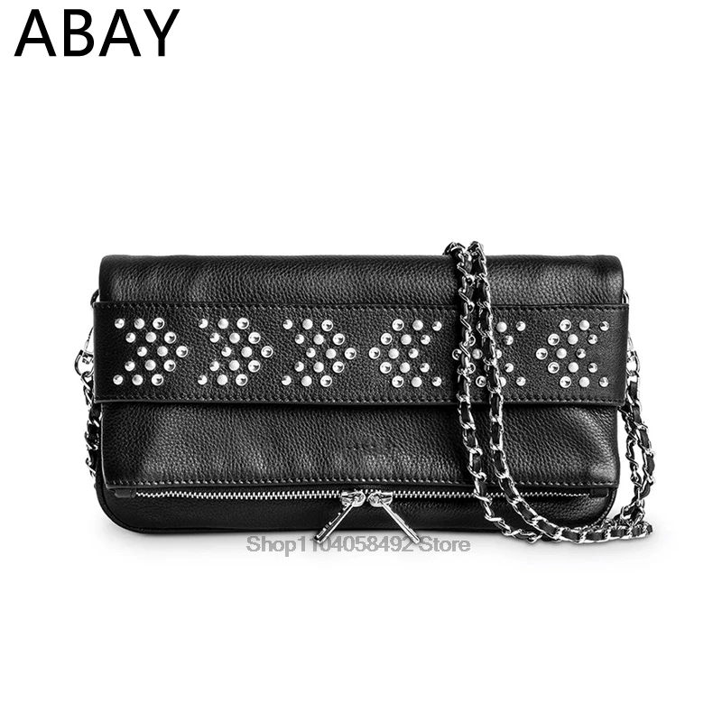 Decoration 2Chains Straps Beige Color Flap Zipper Rock NEW Classic Women Shoulder Bag Designer Wing