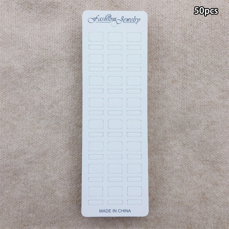 50Pcs Children Mini Hair Clip Display Card Tags Fashion Hair Clip Paper Retail Price Label Hair Accessories Packaging Tags