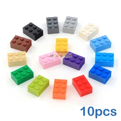 10pcs/lot DIY Blocks Building Bricks Thick 2X3 Educational Assemblage Construction Toys for Children Size Compatible With Brand