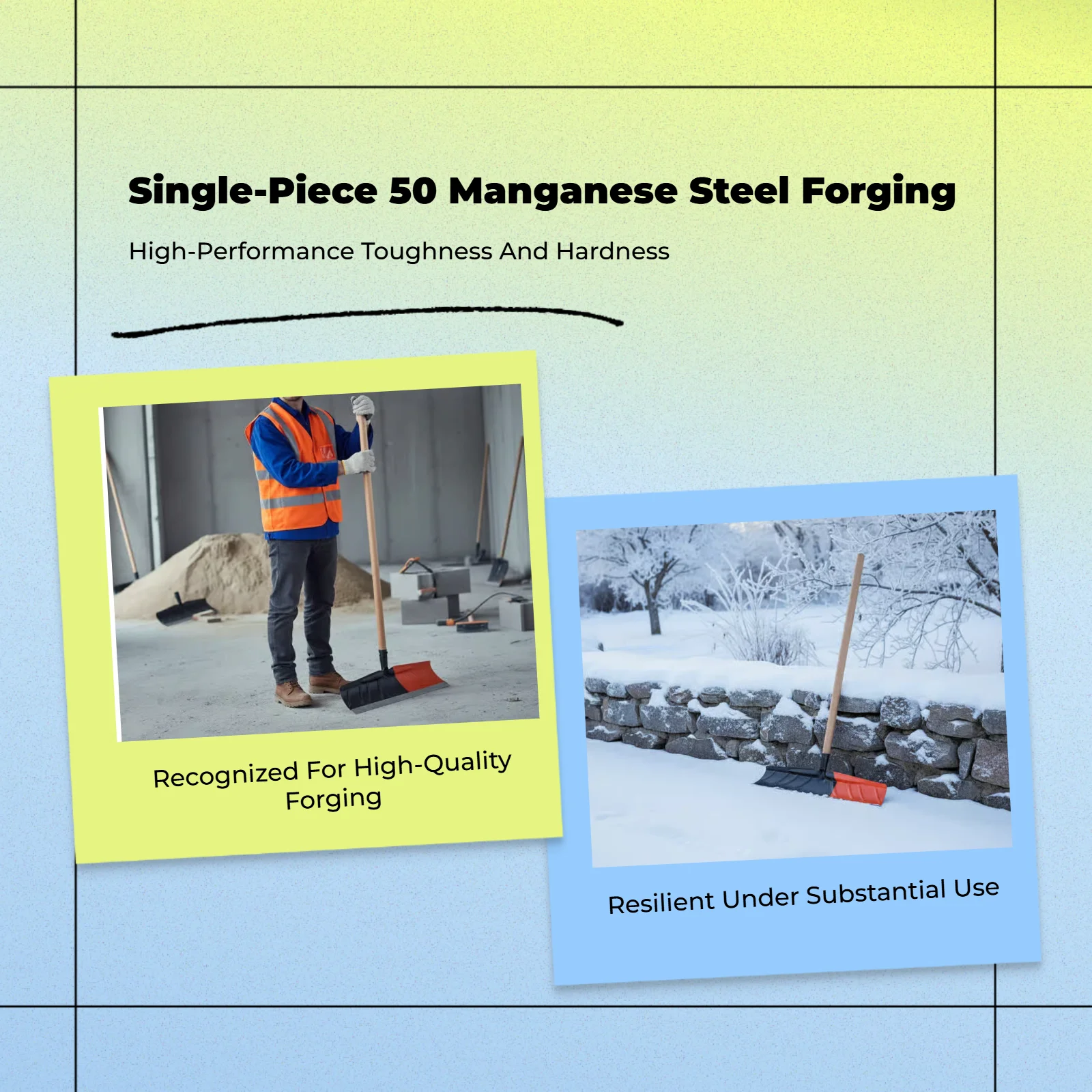 

Manganese steel weeding tool