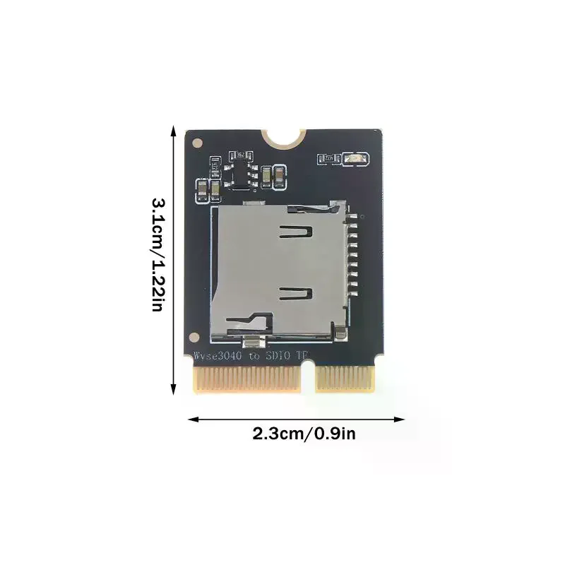 ل Wyse3040 إلى SDI0 TF محول NGFF E-KEY LAN لاسلكي إلى TF بطاقة محول ل Wyse 3040 إلى SDI0 TF