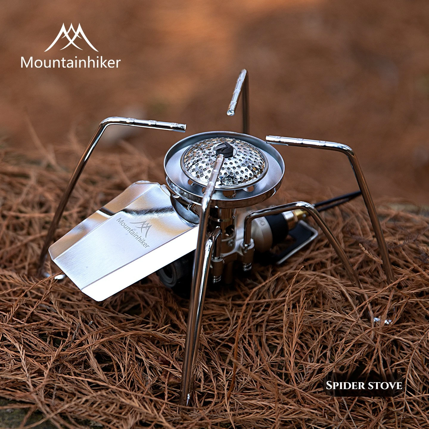 

Газовая плита MOUNTAINHIKER Spider Stove Black Spider: Складная походная плита-карточка для кемпинга, походная кухонная утварь, походная плита для барбекю